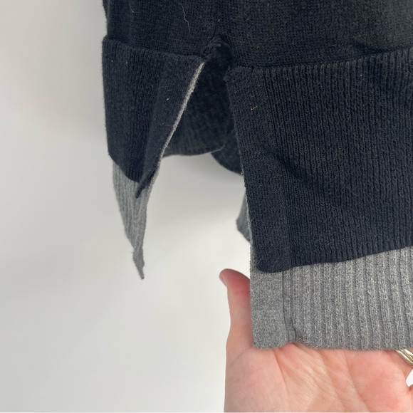 Victoria’s Secret Black & Cream Cardigan Sweater – Size Small - Picture 5 of 9